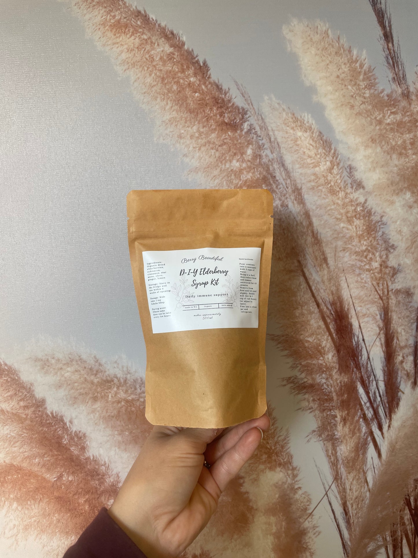 Organic elderberry DIY Kit