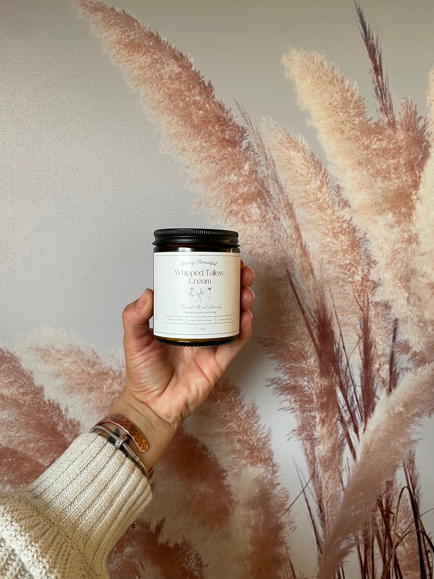 Cacao- vanilla Grass-Fed Tallow Cream for Skin – Nourishing Natural Skincare