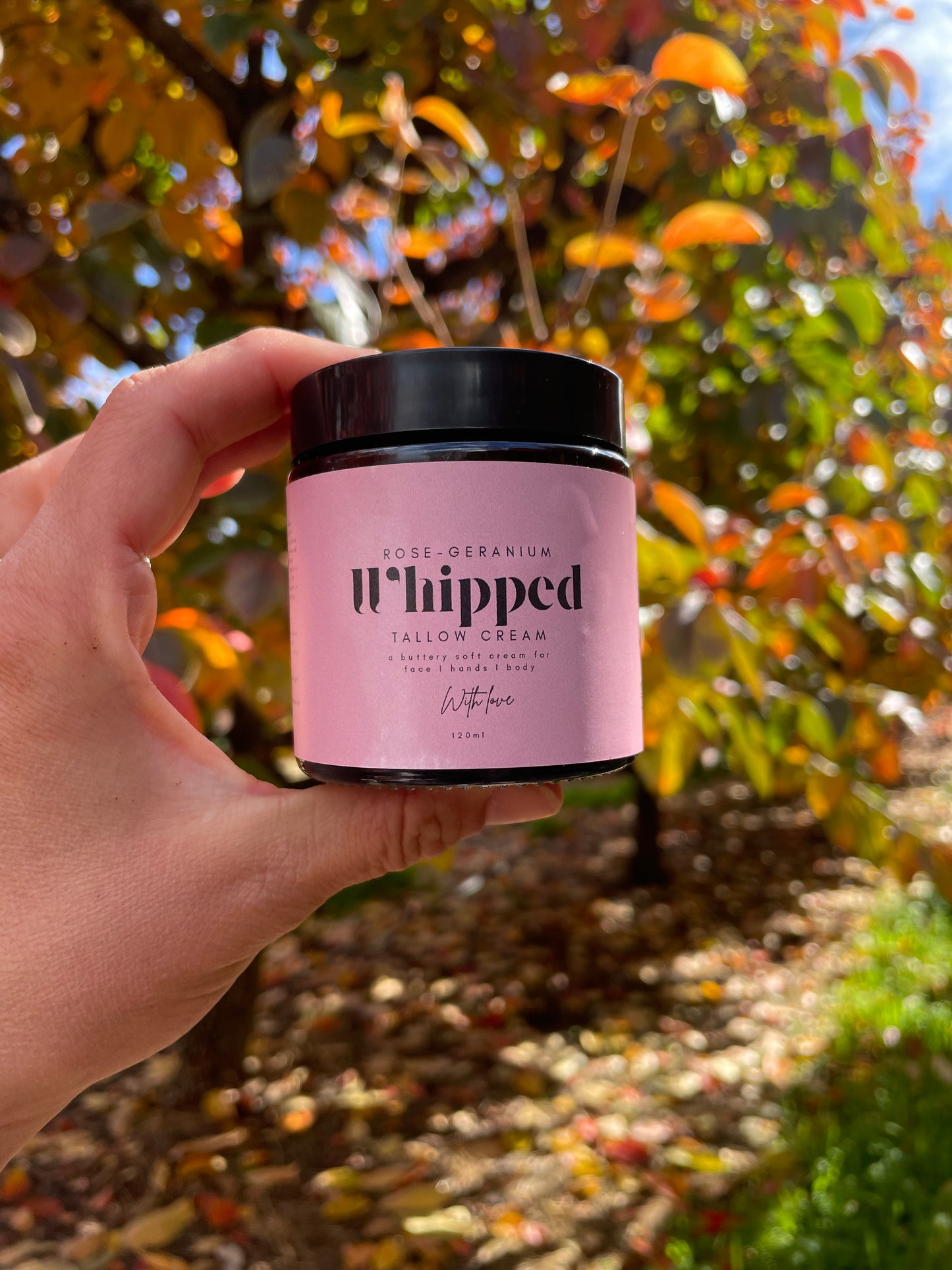 Berry Beautiful Whipped Tallow Cream - rose geranium