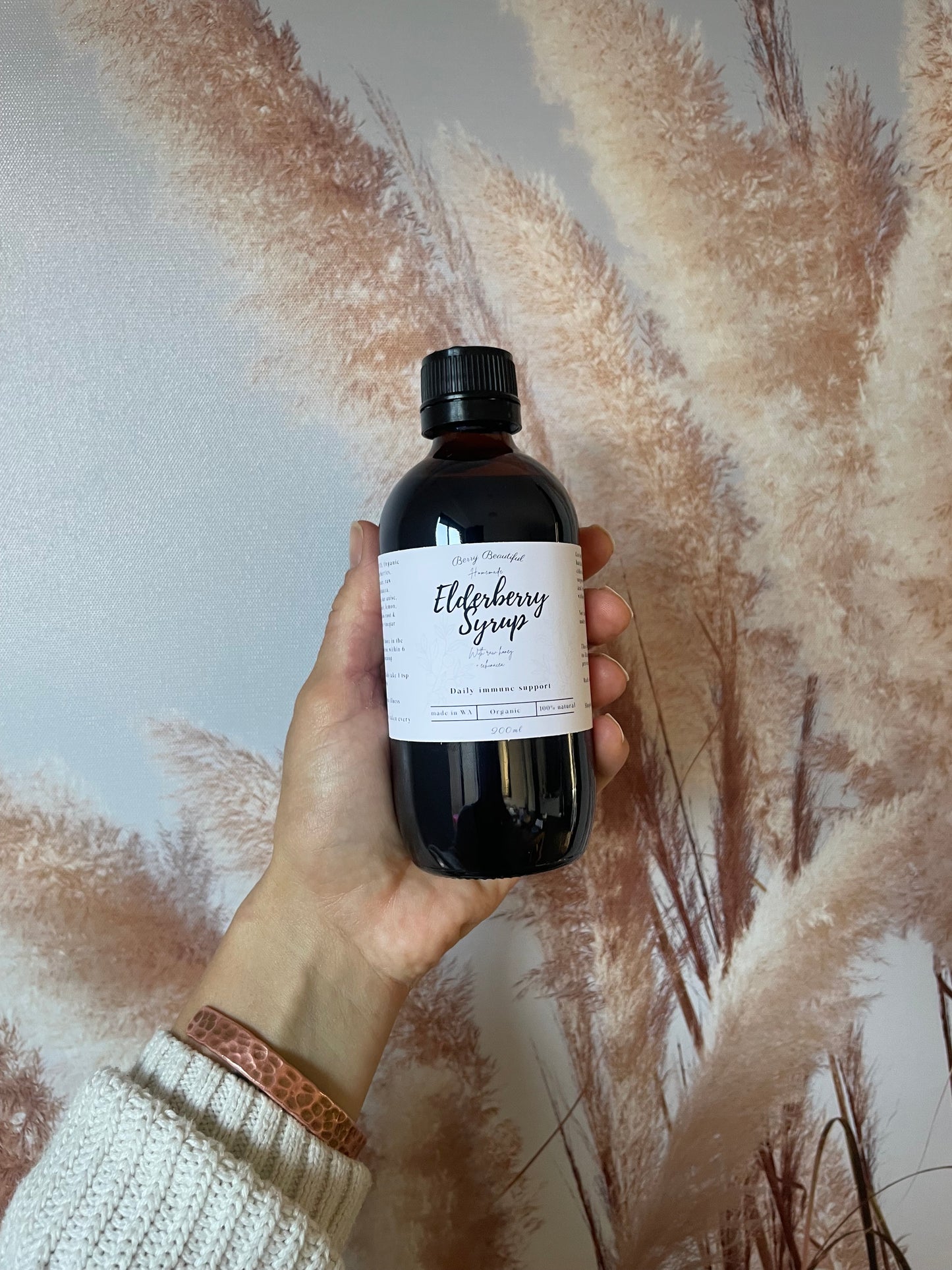 Organic Elderberry Syrup – Handcrafted Immune Support for the Whole Family (200ml)