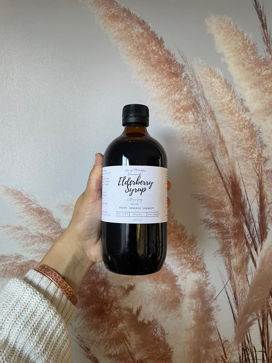 Organic Elderberry Syrup – Handcrafted Immune Support for the Whole Family (500ml)