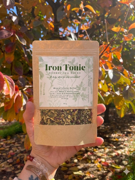 Berry Beautiful Iron Tonic Tea – Mineral-Rich Herbal Infusion (50g)