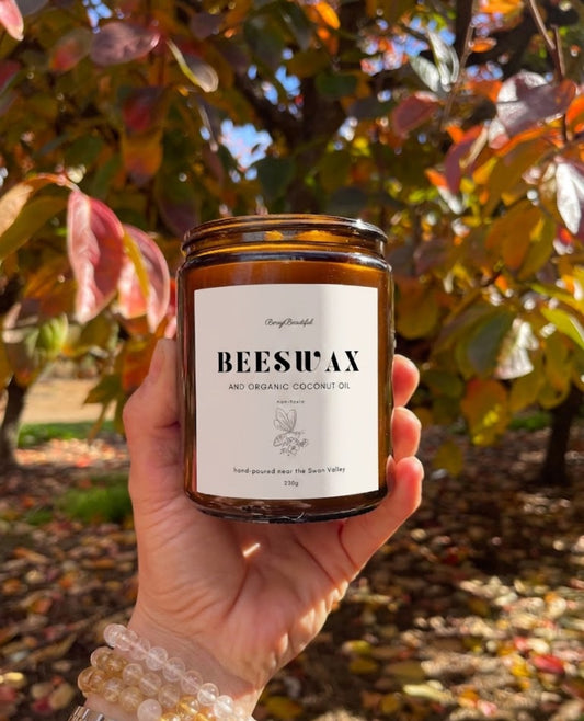 Berry Beautiful Clean Beeswax Candle