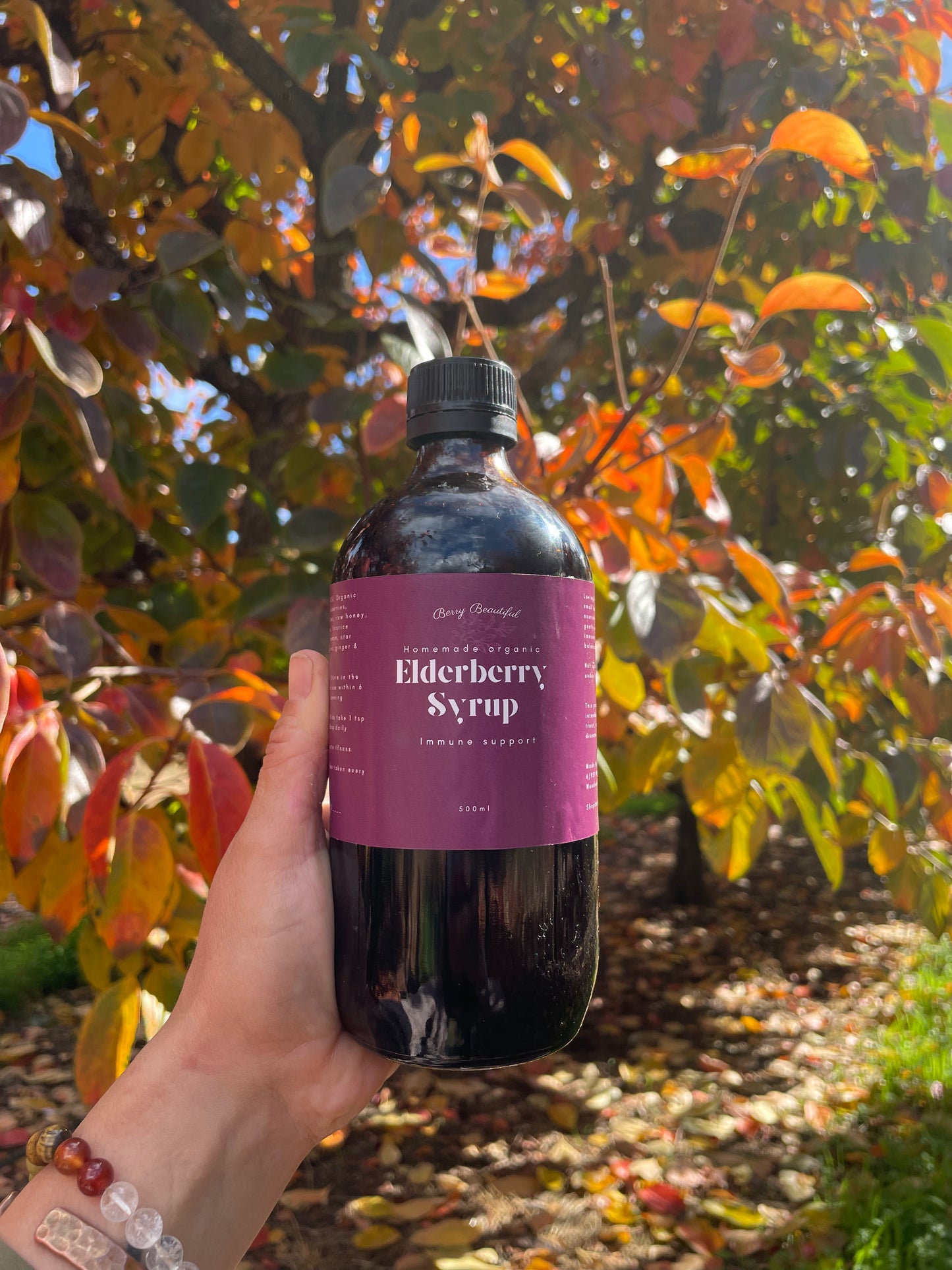 Berry Beautiful Organic Elderberry Syrup – Handcrafted Immune Support for the Whole Family (500ml)