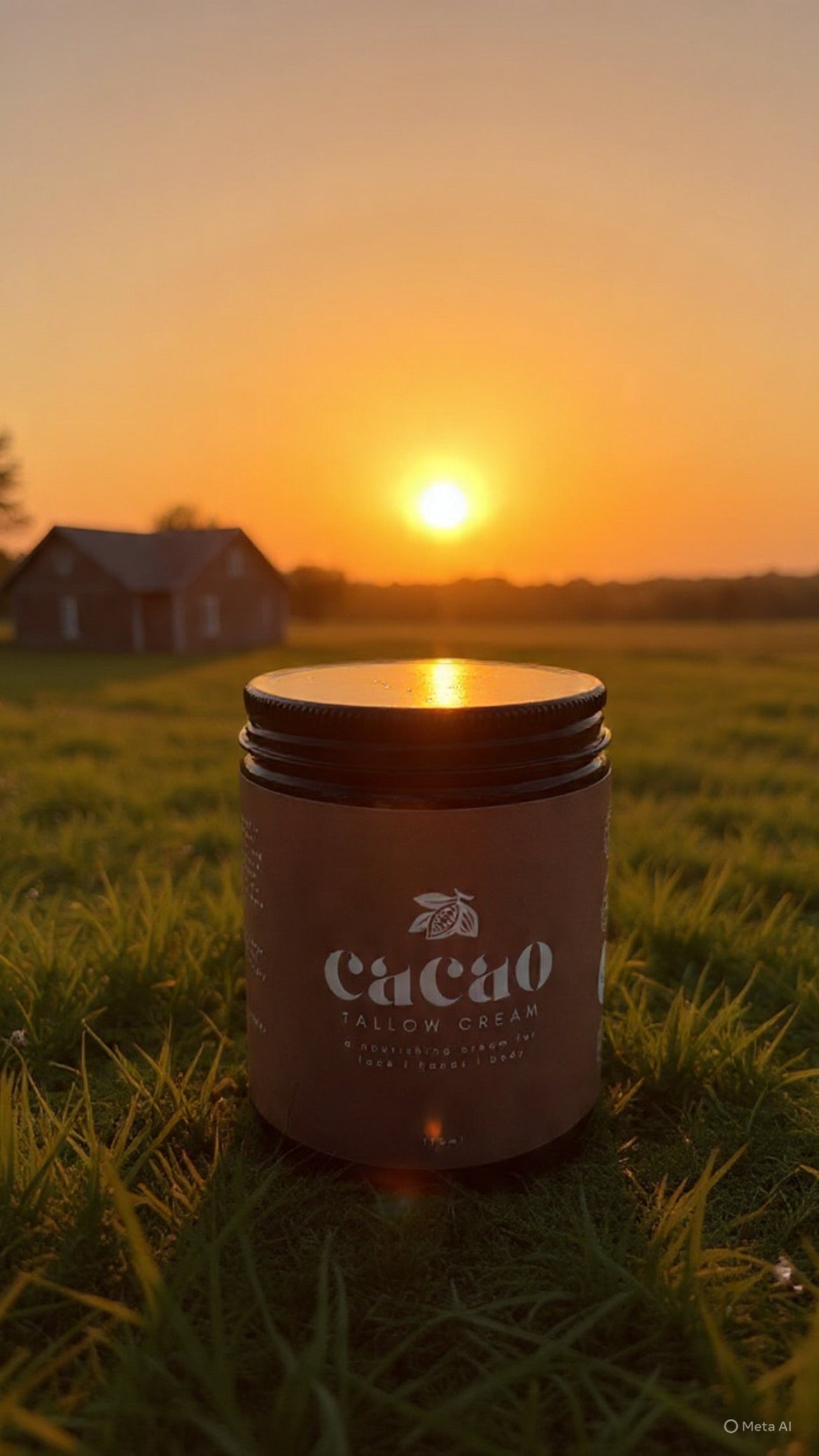 Cacao- vanilla Grass-Fed Tallow Cream for Skin – Nourishing Natural Skincare